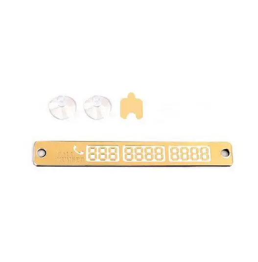 Luminous Temporary Parking Card For VW Nissan Juke X-TRAIL T32 TEANA Honda CRV Civic Toyota RAV4 Ractis Vitz Auris Avensis Prius |