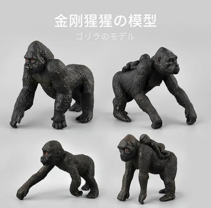 Игрушки для животных орангутаны пластиковые куклы Коллекционная модель фигурки