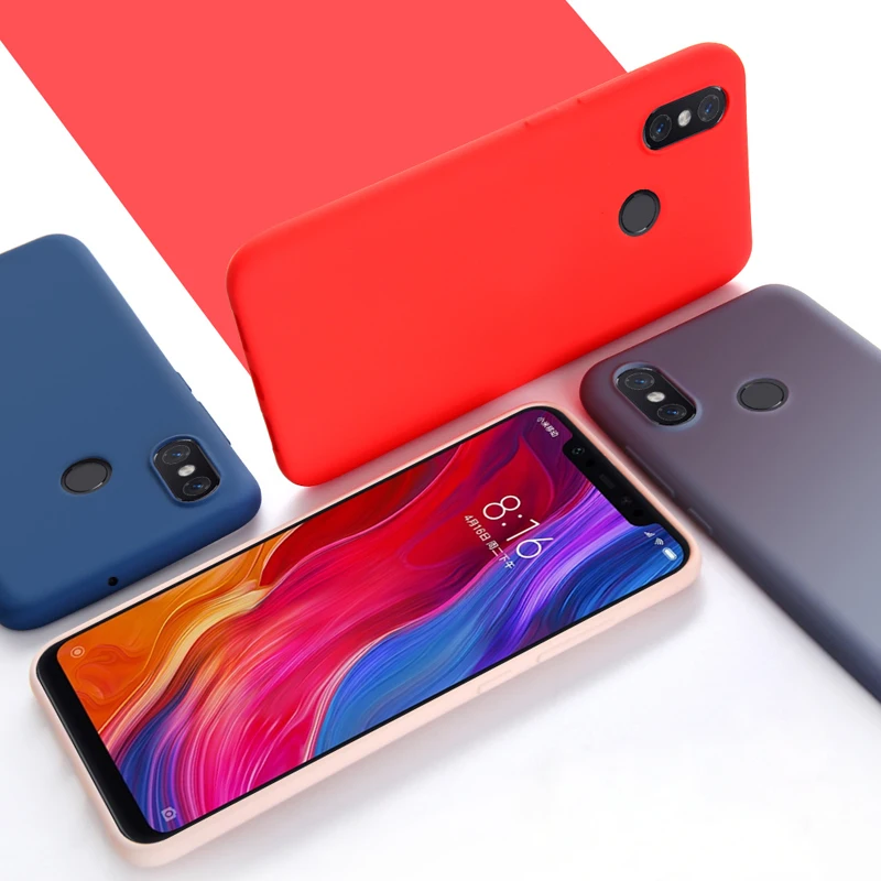 Luxury Soft Liquid Silicone Case for Xiaomi Mi Mix 3 2 2S Full Silicon Back Cover Mix3 |