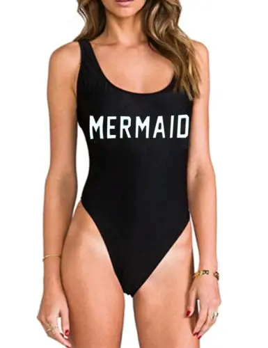 Новый женский сексуальный купальник MERMIND Цельный монокини пуш ап открытая спина