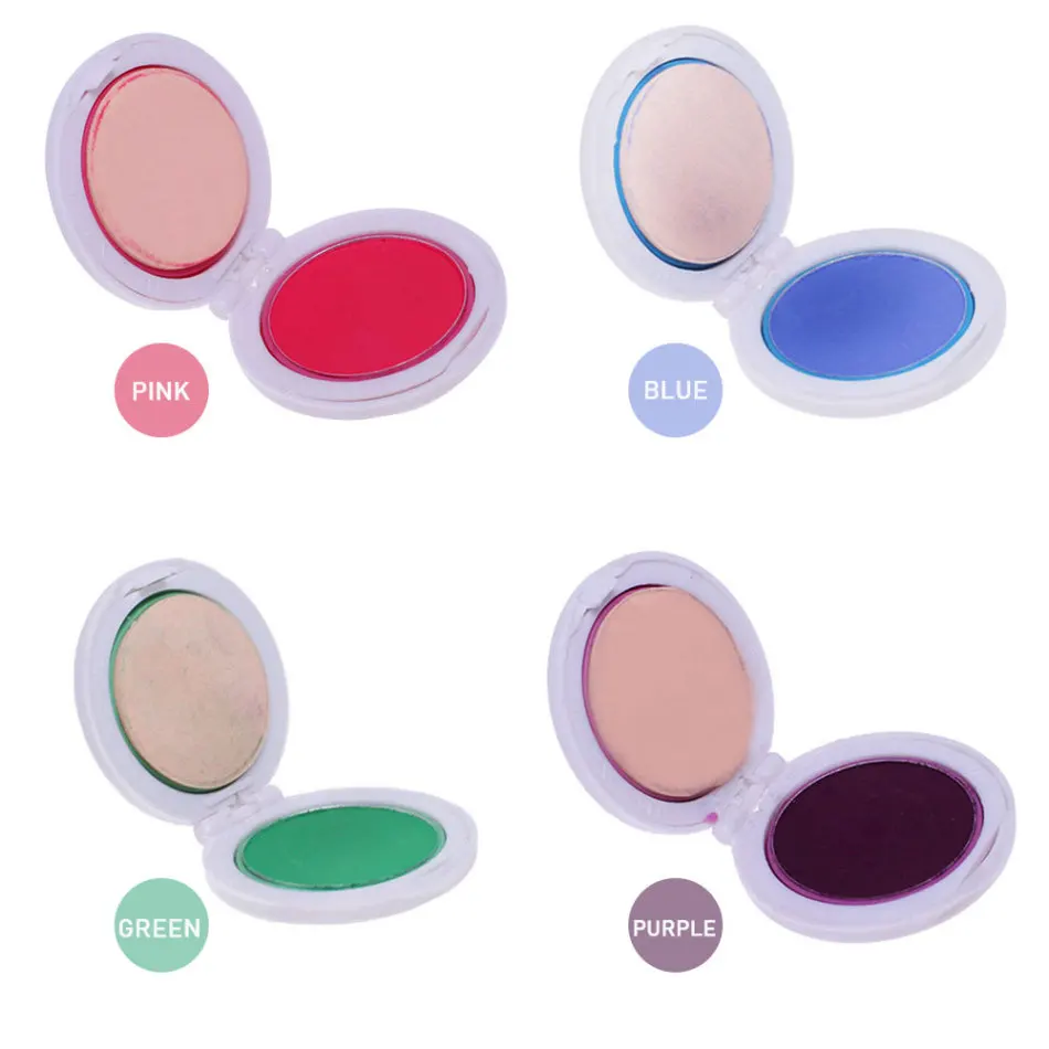 4 вида цветов цвет волос Перманентный Мел Цвет пудра для временных татуировок