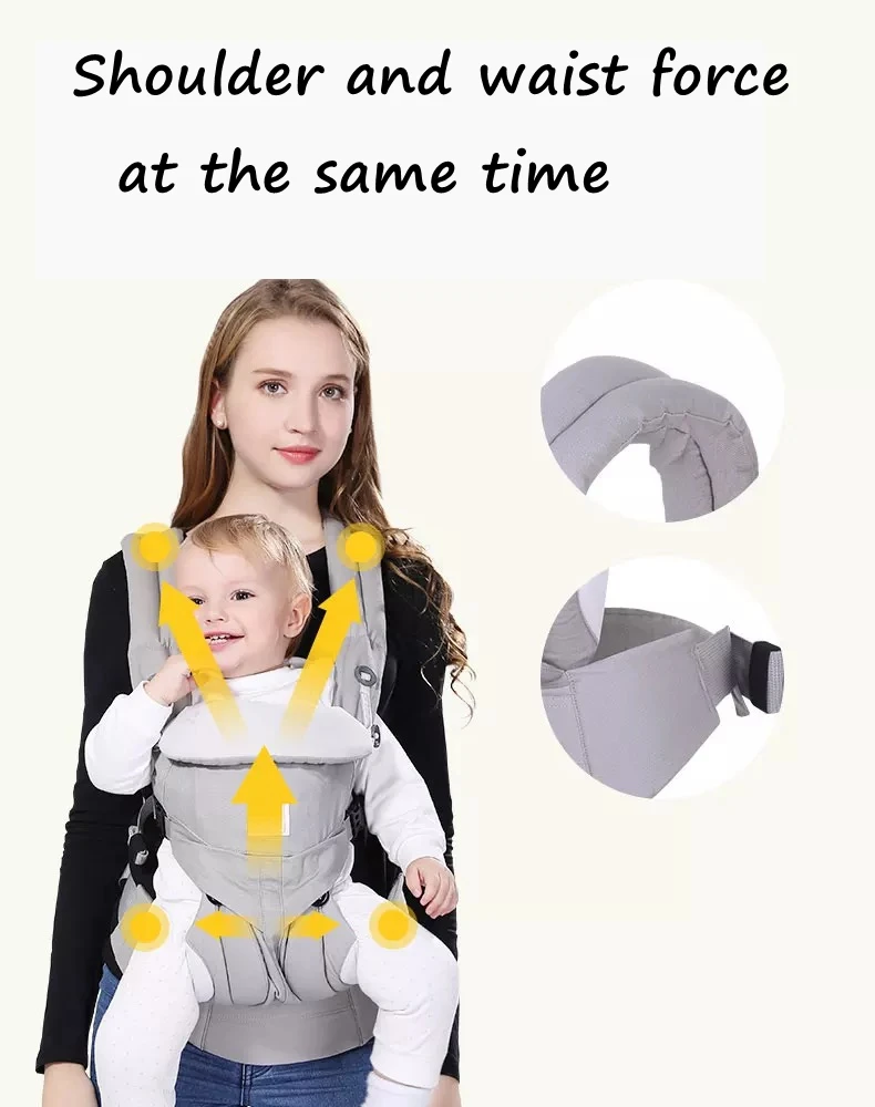 Omni aby переноска дышащий передний младенец детский слинг рюкзак сумка обертывание кенгуру для ребенка 0-36 месяцев