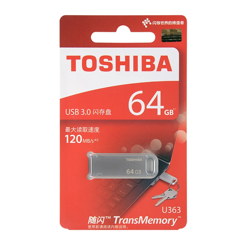 Toshiba USB флеш накопитель 3 0 U363 металлический привод USB3.0 32 Гб 64 128 ГБ usb флэш Transmemory