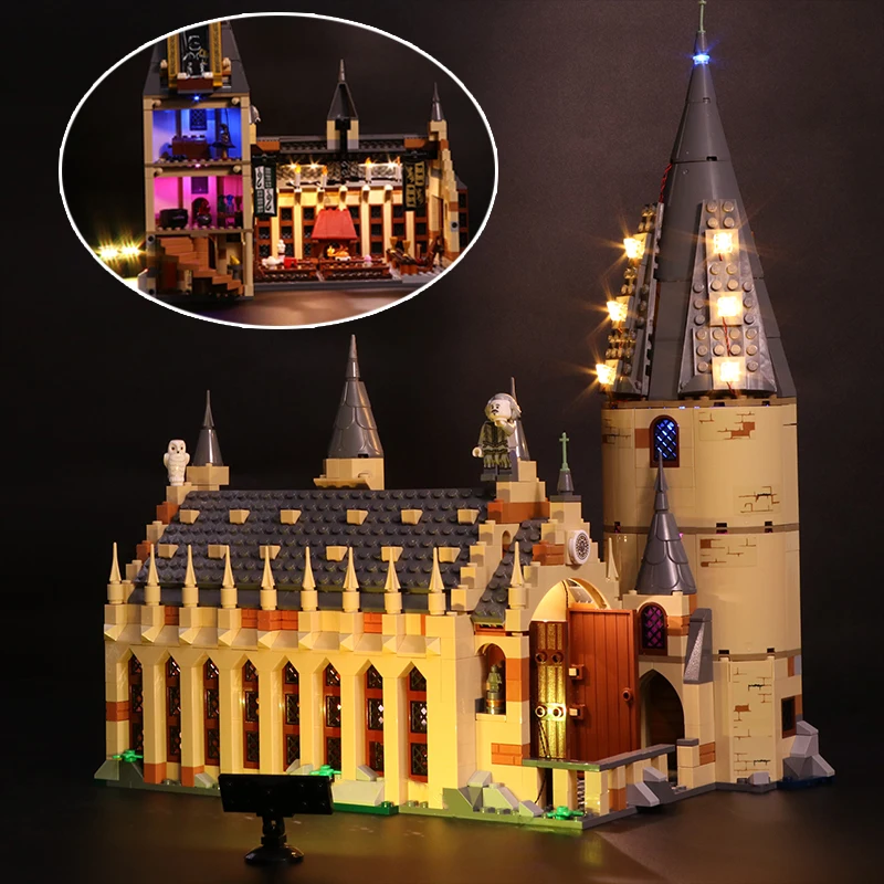 Светильник кой для Lego 75954 Гарри кино совместимый 16052 конструктор Хогвартс Great Hall