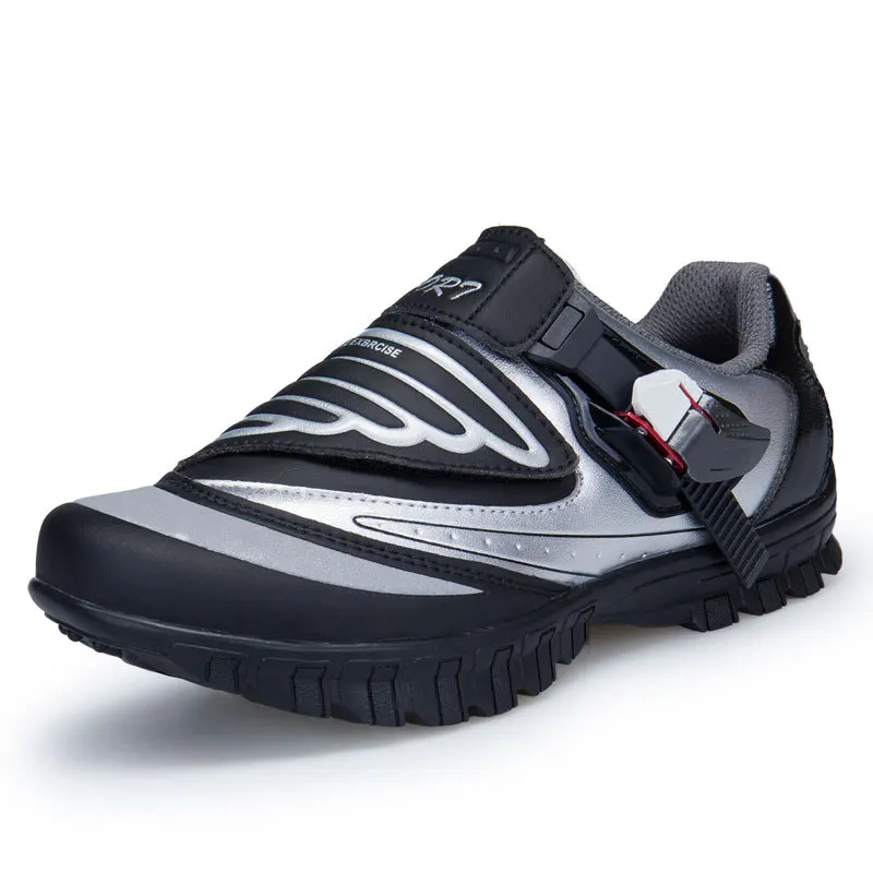 Детские велосипедные ботинки с самоблокирующимся замком профессиональные для