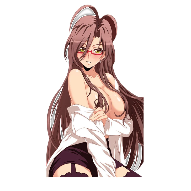 

3D Car Stickers Shinmai Maou No Testament Naruse Mio Anime Car Window Decal Sticker Rear Windshield Car-Styling Sticker Jdm