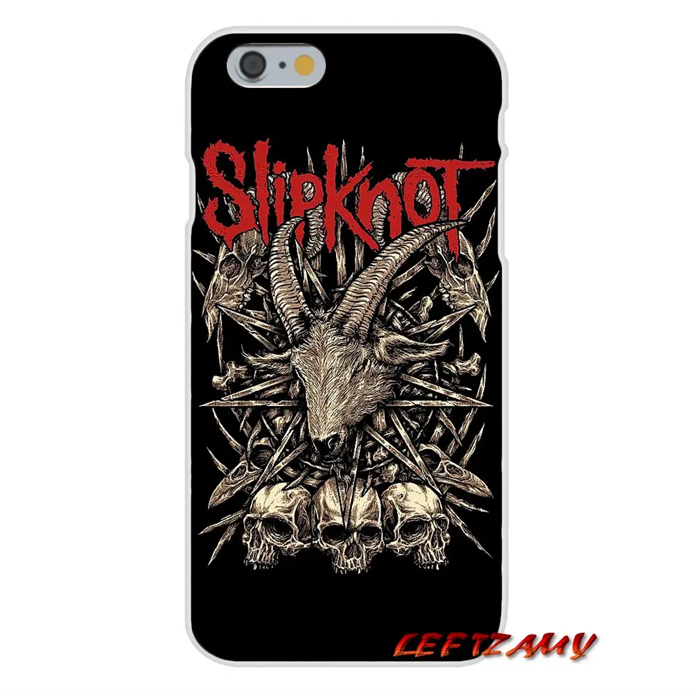 Тяжелый металл группа Slipknot для iPhone X 4 4s 5 5S 5C SE 6 S 7 8 Plus Аксессуары чехлы телефонов |