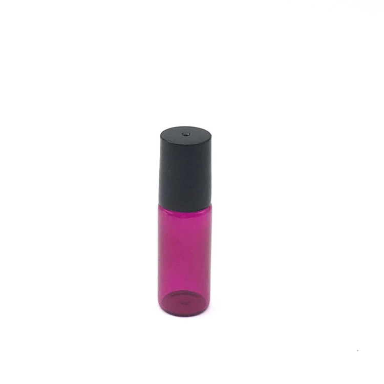 5ml Rose-red 1 шт. 5 мл Roseo-red рулон на стеклянные бутылки из нержавеющей стали роликовый шарик для духов флаконы для эфирных масел мини-роликовый флакон - Цвет: 5ml Rose-red