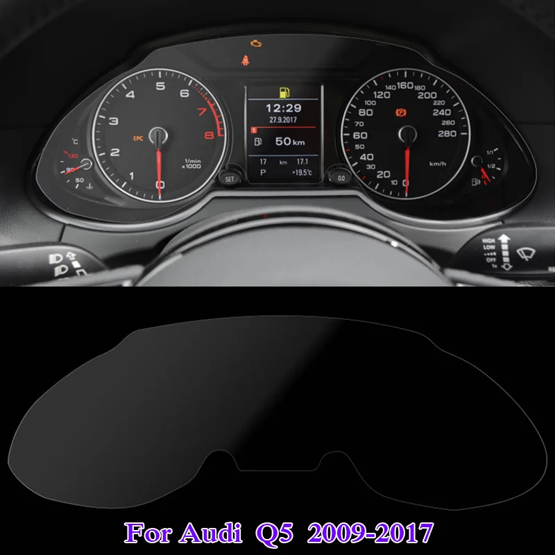 Для Audi A1 A3 A4 A4L A6 Q3 Q5 Q7 Стайлинг автомобиля приборная панель краска защитное стекло