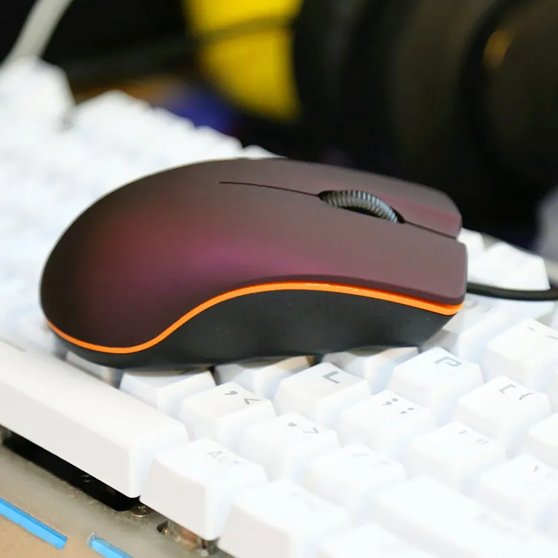 FFFAS Mini 1 2 м Проводная Usb портовая офисная маленькая мышь фиолетового цвета