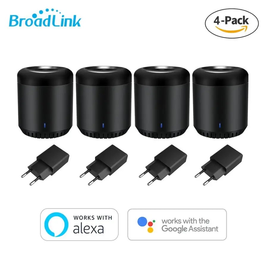 4 пакета Broadlink RM mini 3 универсальный пульт дистанционного управления для