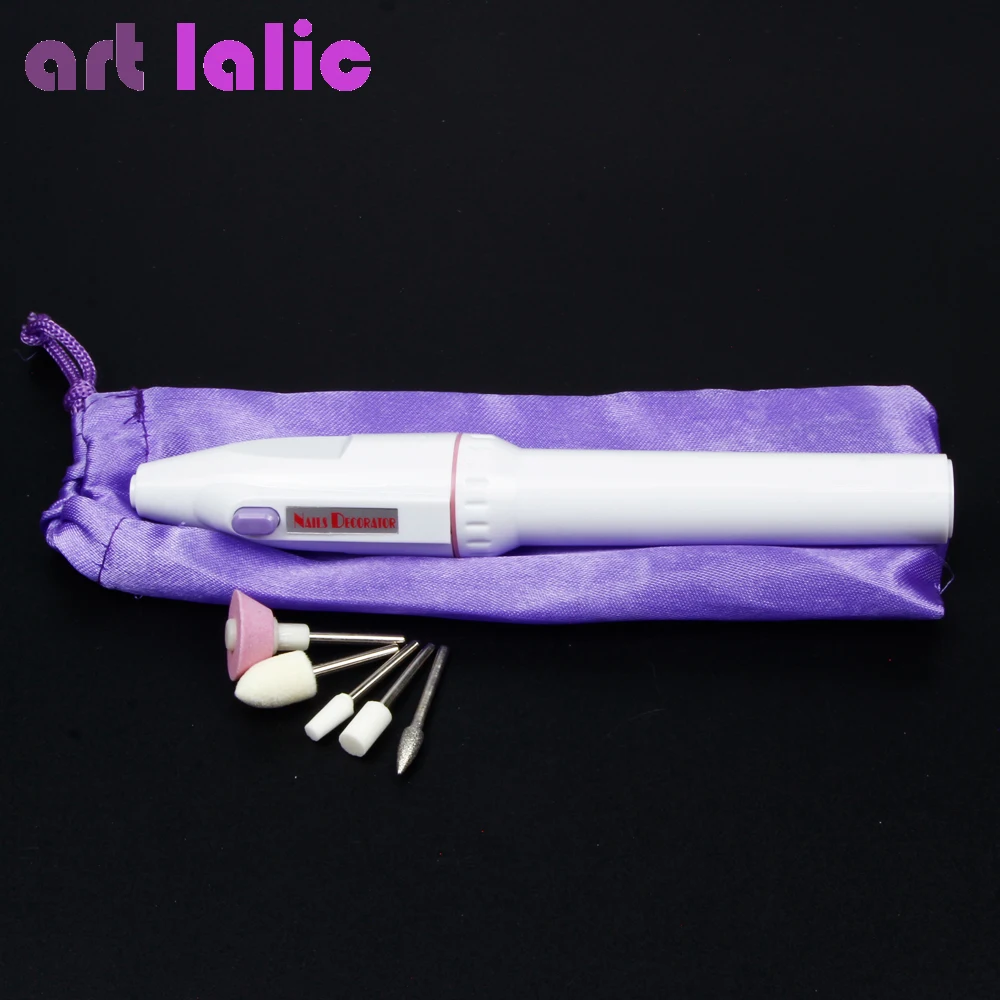 Профессиональная электрическая пилка для маникюра инструмент 5 бит/набор