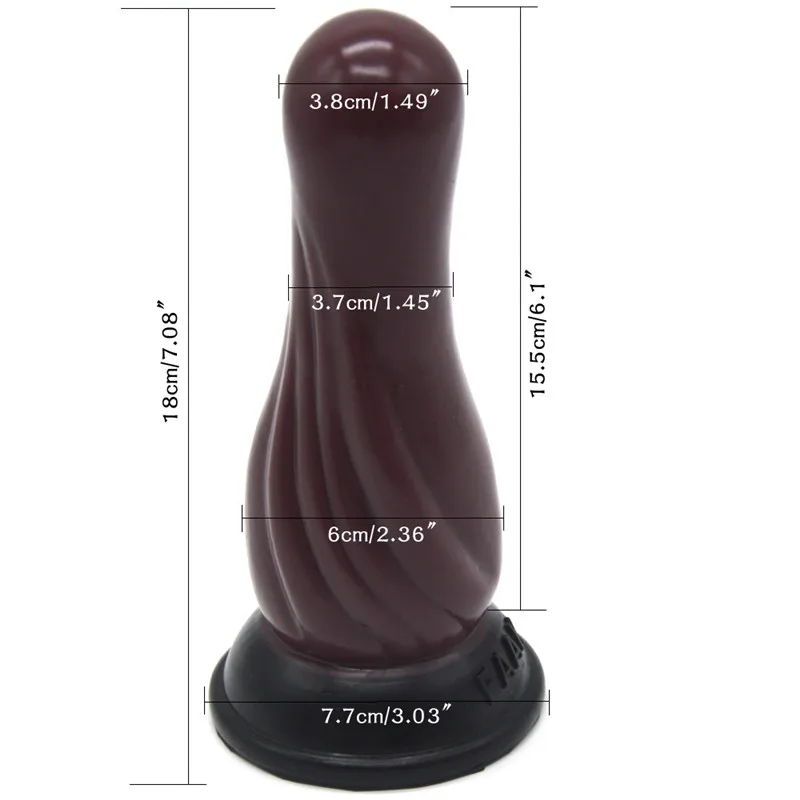 Newst Mini Gourd Anal Plug Silicone Dildo Body Massage Butt Simulation Dilator Stopper Sex Toy for Couples H8-72 | Красота и здоровье