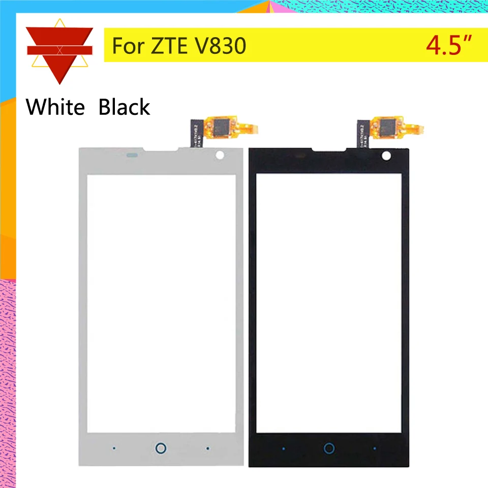 10 шт./лот сенсорный экран дигитайзер для ZTE Blade G Lux/Kis 3 Max V830 V830W переднее стекло