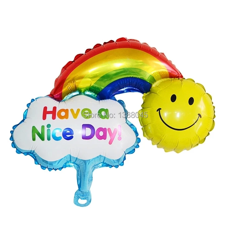 Смешанный дизайн 6 шт./лот воздушные шары из фольги радужные Звездные Festa для дня