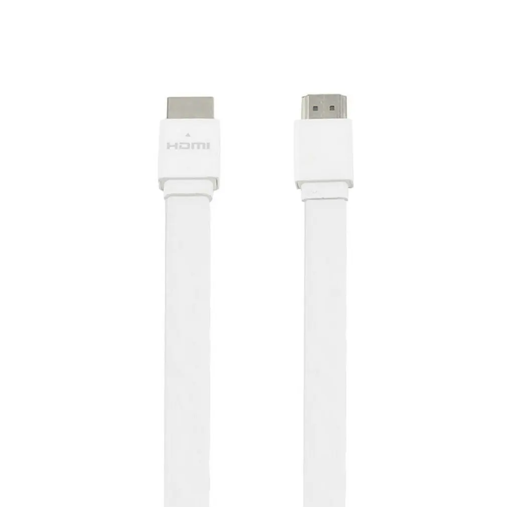 Профессиональный 1,5 м/3 м/5 м кабель HDMI позолоченный штекер 1080P 3D для hdtv-компьютер Android ТВ плоский кабель HDM Одежда высшего качества