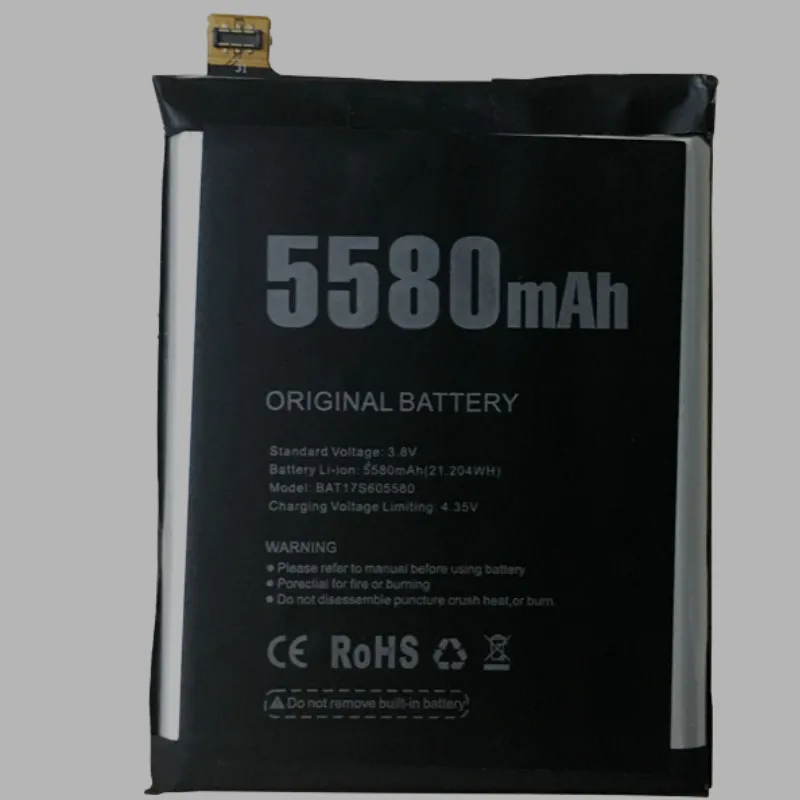 Аккумулятор 5580 мАч для DOOGEE S60 BAT17M15580 и BAT17S605580 | Мобильные телефоны аксессуары