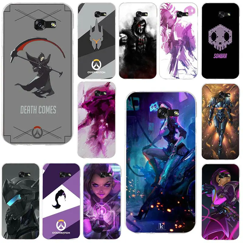 Горячие игры Overwatchs ВЛ Ana тонкий мягкий из полиуретана телефон чехлы для samsung Galaxy