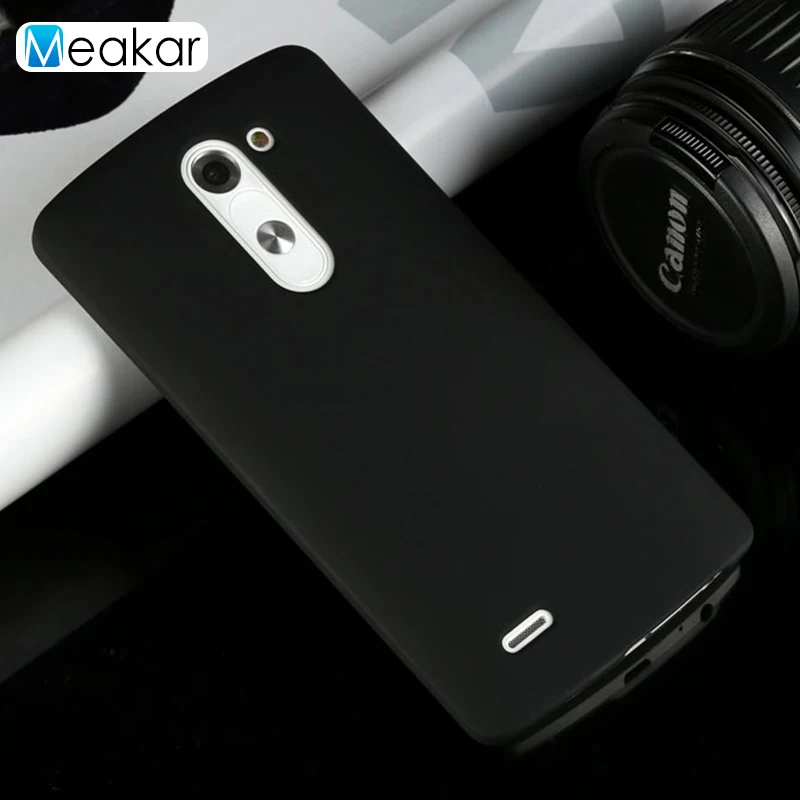 Матовая Пластик Coque 5.5For Lg G3 стилус чехол для Lg G3 стилус двойной D690 D690n D693n телефона чехол-лента на заднюю панель - Цвет: black