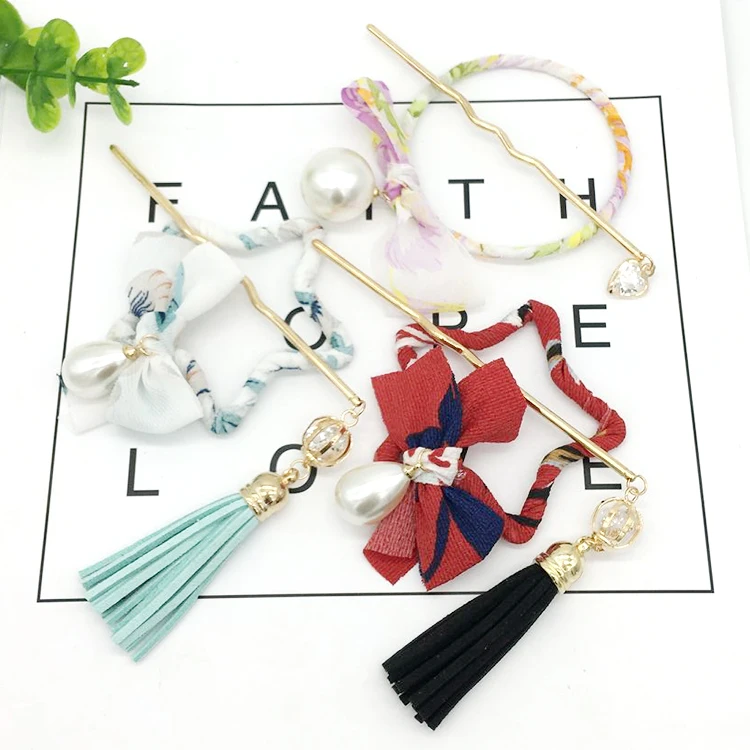 Корейская шпилька с использованием преувеличения и заколки для волос застежка