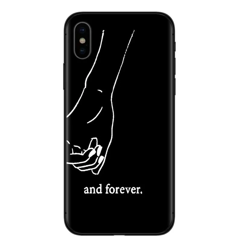 T5886 Девушки Bff лучшие друзья навсегда черный мягкий чехол для телефона чехол для iPhone 7 6 6S 8 Plus Coque X XR XS MAX 5S SE милая пара Capinha - Цвет: T5886