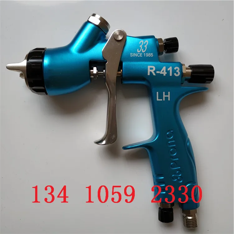 prona R-413 HVLP пистолет-распылитель R413 пистолет для покраски автомобиля, деревянная мебель, ручная краска для ремонта автомобиля, гравитация