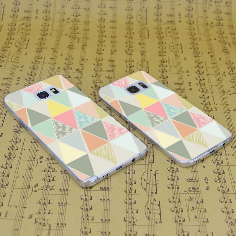 Dream Фокс b2891 персик мята золото Tri hellip прозрачный жесткий чехол для ПК Samsung Galaxy S 4 5 6
