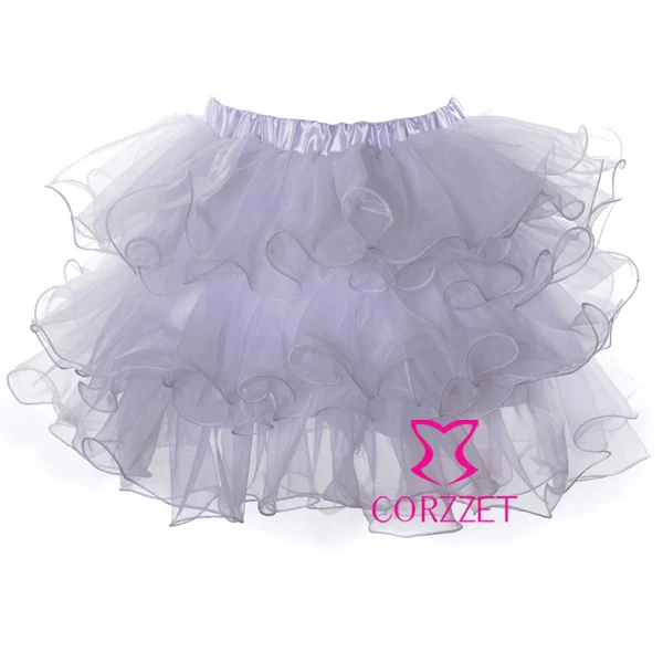 Модная мини юбка пачка с рюшами для взрослых и женщин размера плюс M XL XXL|corset for