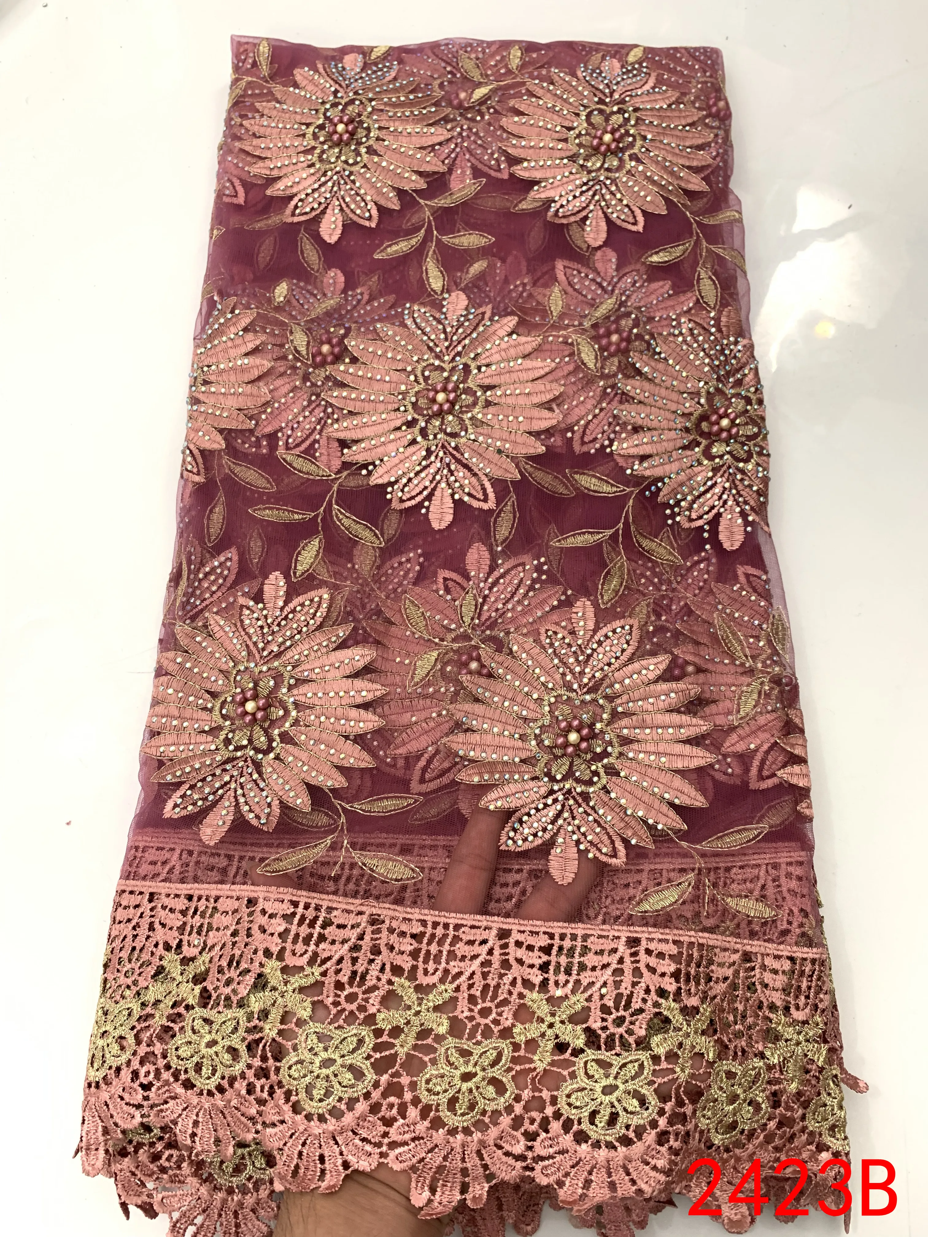 Новейшая африканская кружевная ткань Высококачественная французская Тюлевая