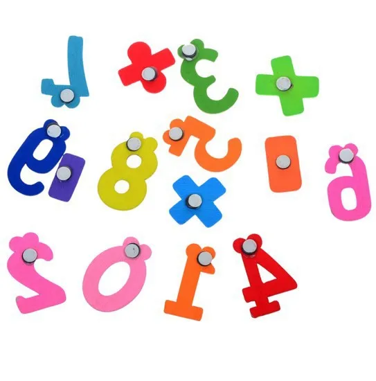 15 шт./компл. деревянный магнит на холодильник обучающая милая детская игрушка