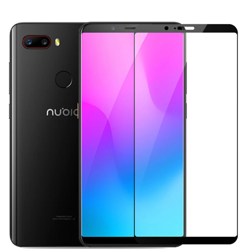 3D закаленное стекло для ZTE Nubia Z18 mini полное покрытие экрана защитная пленка