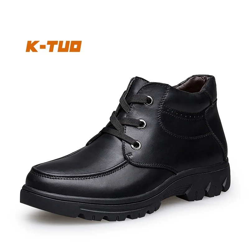 K TUO Новое поступление мужская зимняя треккинговые ботинки Mem из натуральной кожи