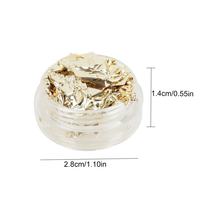 1 коробка цветные блестящие алюминиевые фольги 3D чешуйчатая художественная