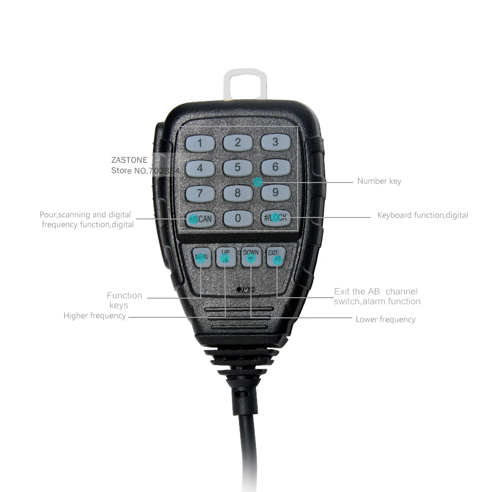 Zastone MP300 ZT-MP300 УКВ 136-174 мГц UHF 400-520 двухдиапазонный 10 км Walkie Talkie автомобиль автобус