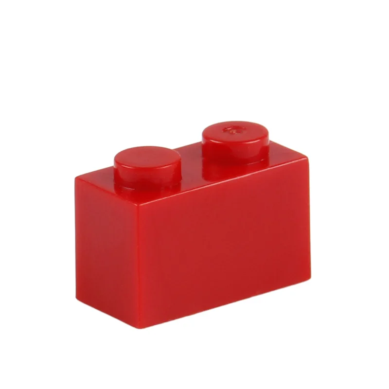 red 200pcs Мпц Творческий кирпича 1x2 300" сделай сам" Азов просветить строительные блоки классические наборы Совместимость Собирает Частицы Игрушки для детей - Цвет: red 200pcs