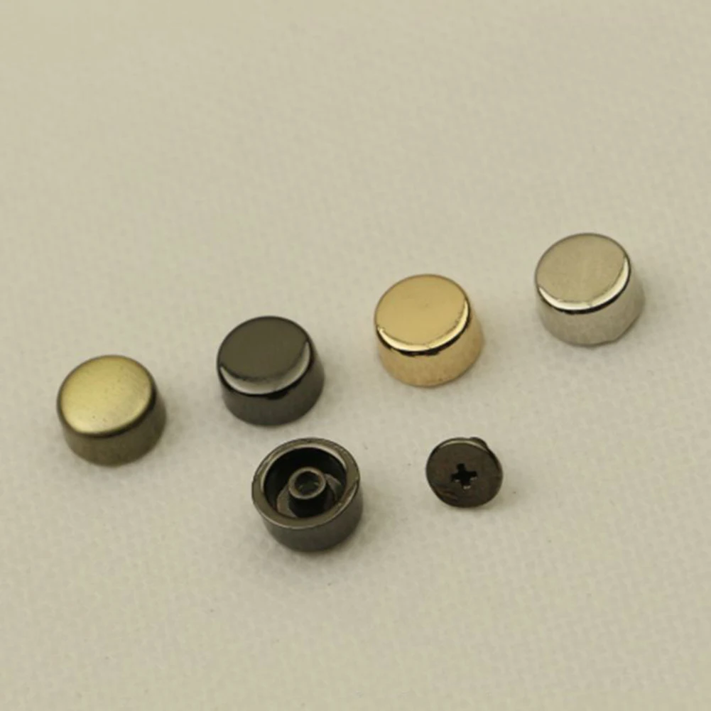 10 шт. сумки в форме ведра для защиты нижней части ногтей плоские Шипы с винтовыми