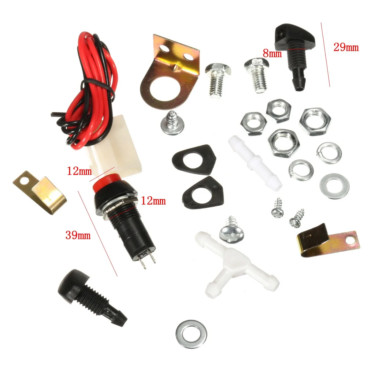 Сумка для мойки с насосом 12 В универсальный автомобильный стиль ветровое стекло