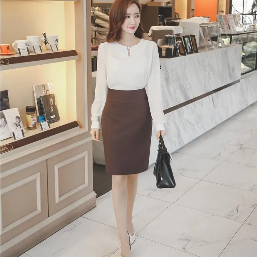 2021 Сезон весна лето Женская юбка брючный костюм с завышенной талией модная