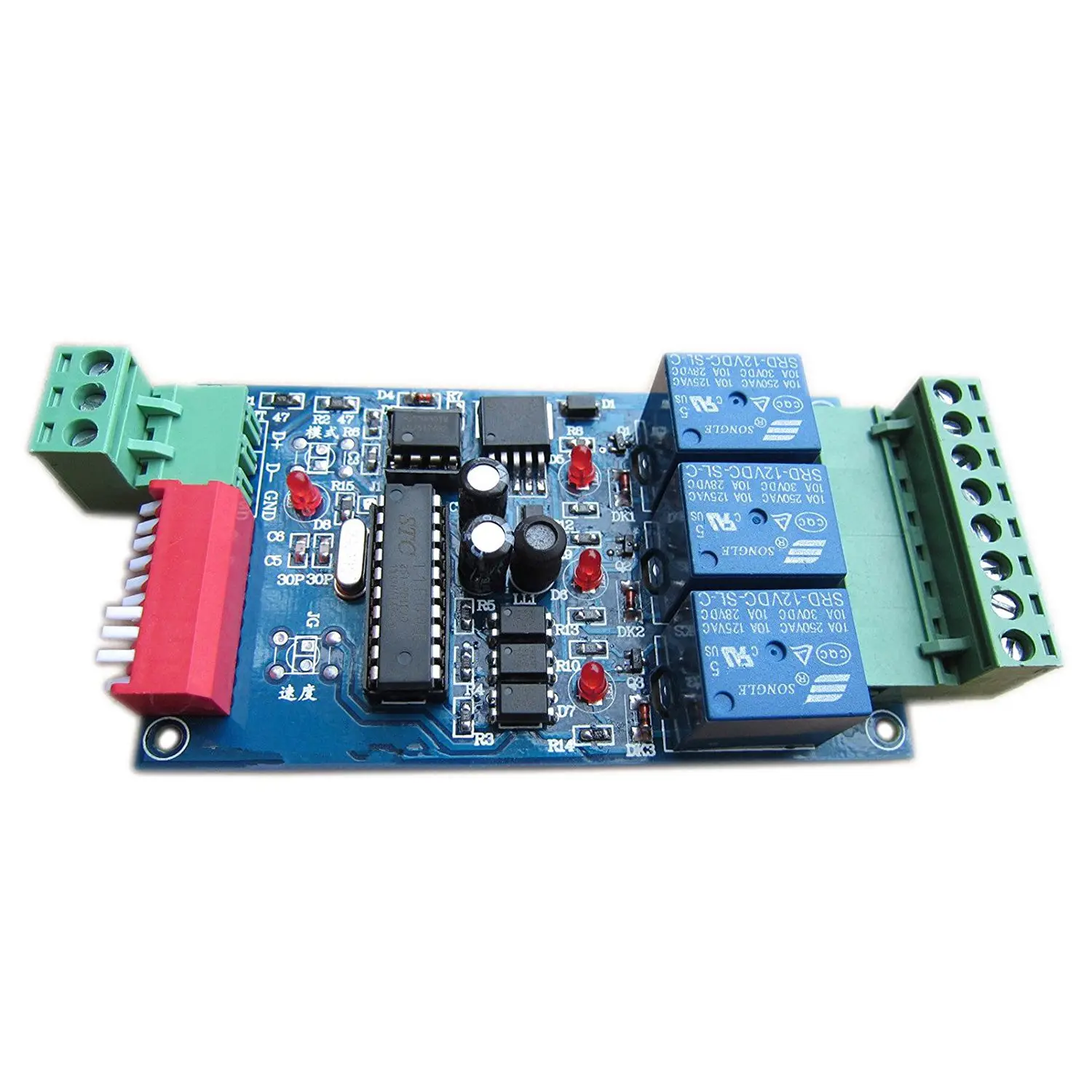 Новые 3 канала 5A DMX512 контролируемых реле набор &quotсделай сам&quot конвертер DMX