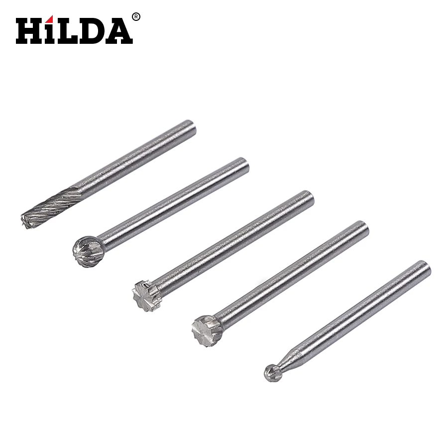 HILDA 20 шт HSS Dremel, титановый фрезерный нож для дерева, фрезы для резьбы по дереву, резные резцы, аксессуары