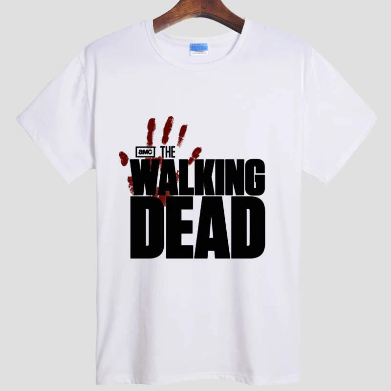 Walking dead Тема TV Летний отдых Футболка различных дизайн Популярные Футболки |