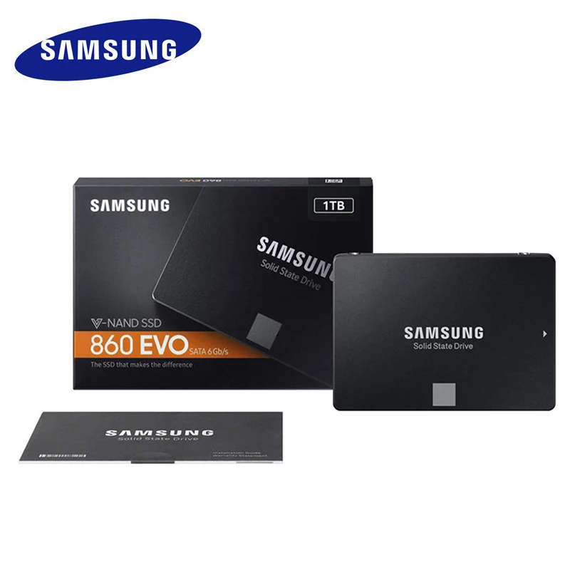 SAMSUNG 860 EVO SSD 250G Внутренний твердотельный диск SATAIII SATA 3 быстрый для ноутбука Настольный ПК 250 GB 250 GB 1 T 2 ТБ
