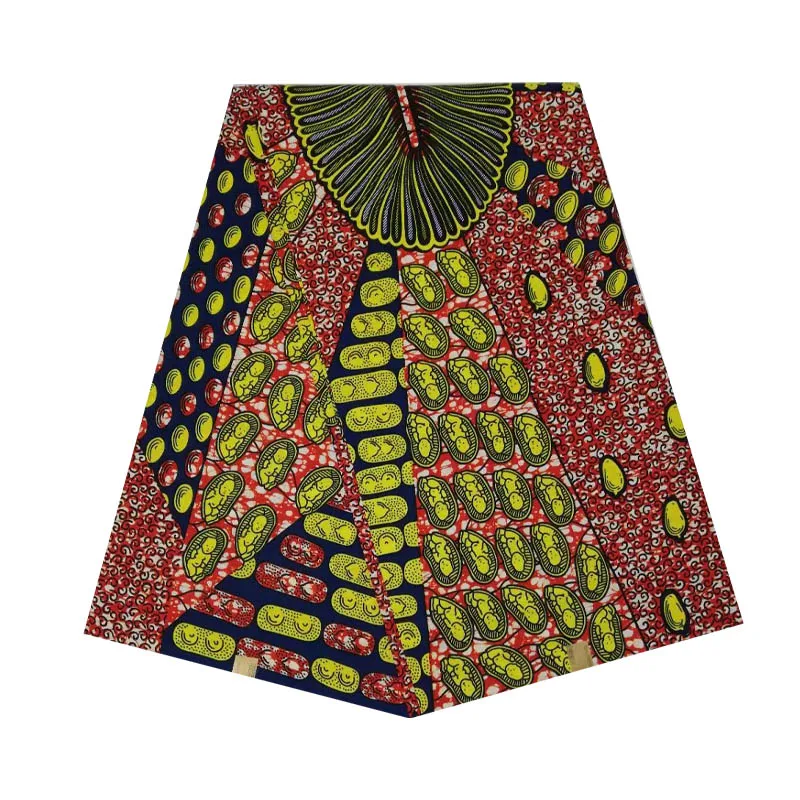 

cotton African wax veritable ankara Printed in fabric block wax ankara hot sale for african woman V-L 504