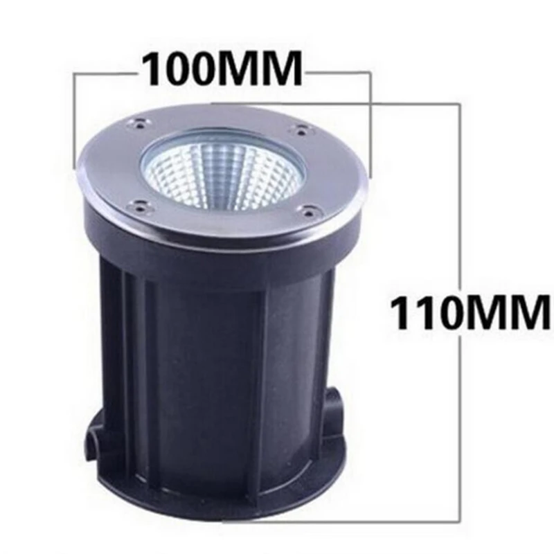 Бесплатная доставка (10 шт.) Горячая распродажа! AC85 265V 12 Вт COB LED подземный свет
