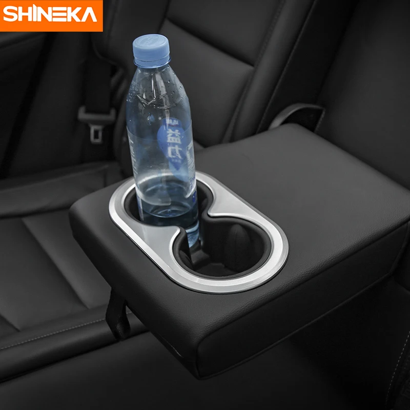 Держатель чашки SHINEKA для заднего сиденья интерьера декоративный чехол отделка