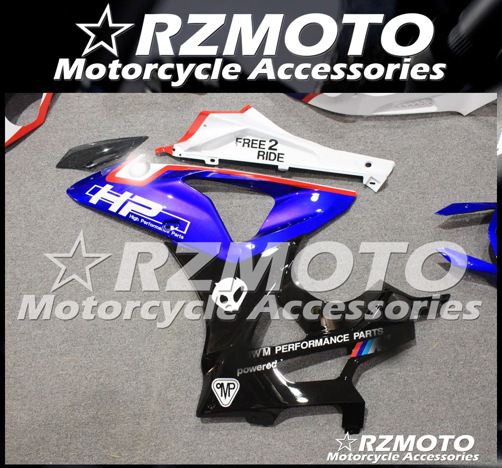 ABS обтекатель кузова Комплект подходит для BMW S1000RR 09 10 11 12 13 14 S1000 RR 2009 2010 2011 2012 2013 2014