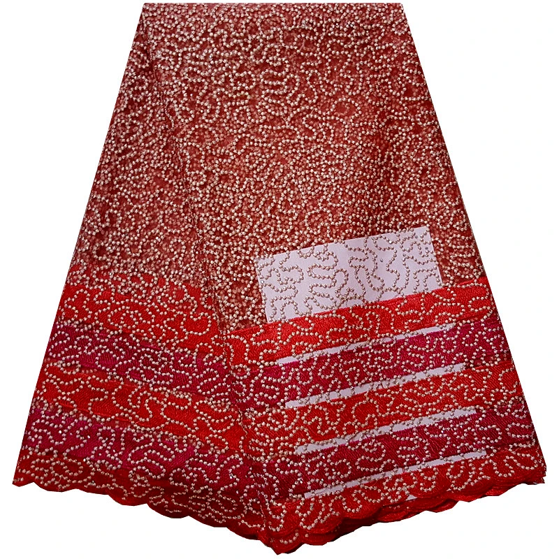 Африканский Шнурок Вышитые Французский Кружевной Ткани Высокого Качества С