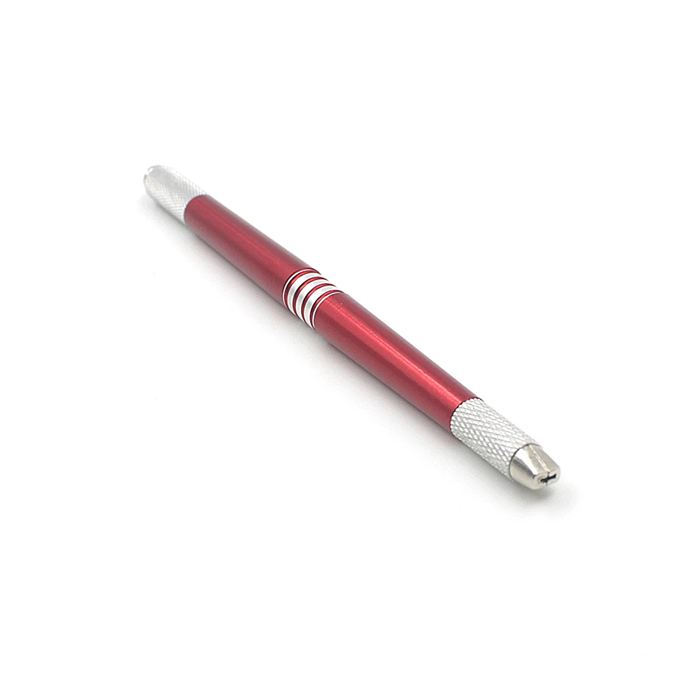 Красная ручная Косметическая тату ручка для бровей машинки перманентного