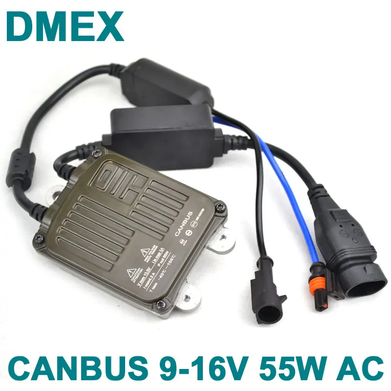 DMEX OEM 2 шт. 100% DSP и смарт блок декодер 55 Вт AC тонкий ксеноновые HID Canbus балластный