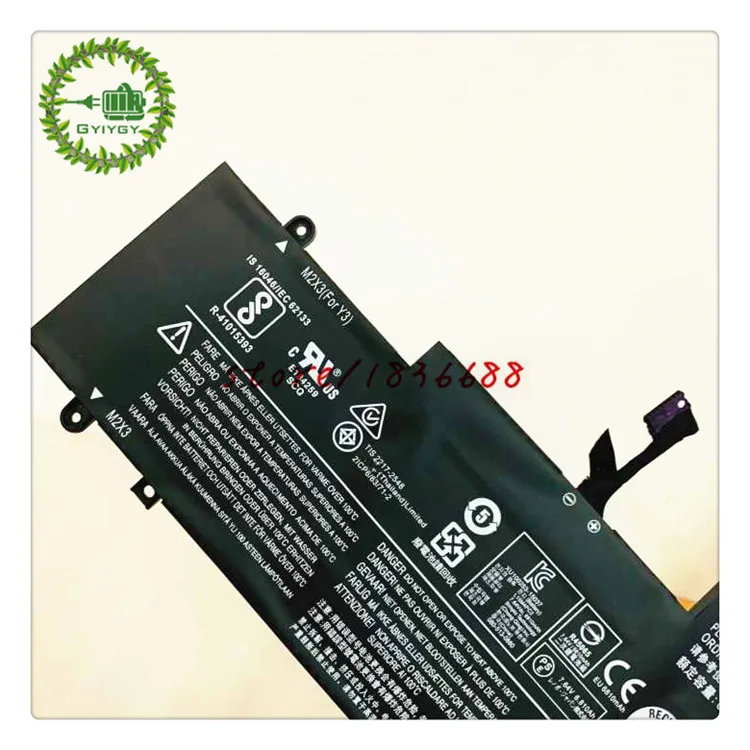 GYIYGY 7 64 V 53Wh L15M4PC2 L15L4PC2 Аккумулятор для ноутбука lenovo YOGA 710-14ISK Tablet | Компьютеры и офис